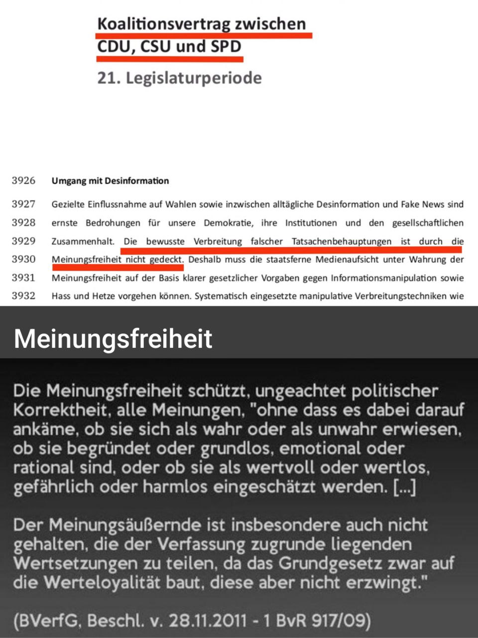 MEINUNGSFREIHEIT…