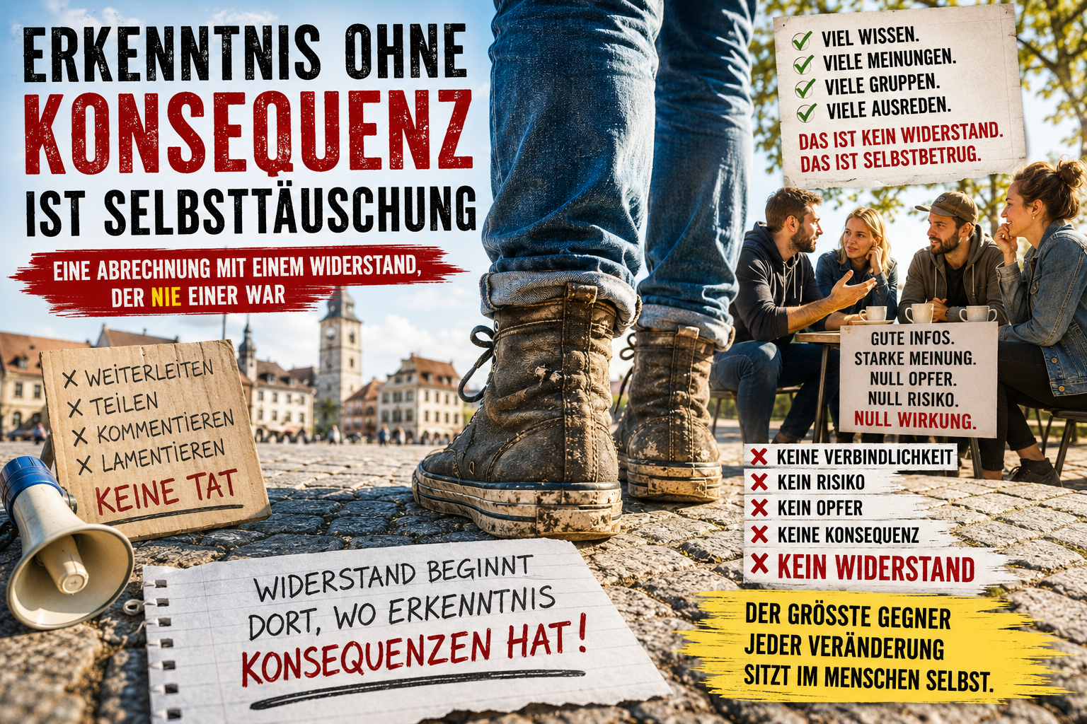Warum der Möchtegern-Widerstand so kolossal gescheitert ist