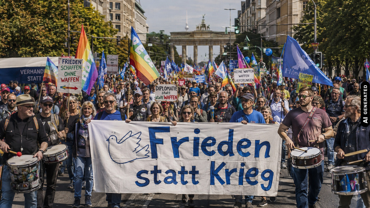 Ein Bild der Friedensbewegung